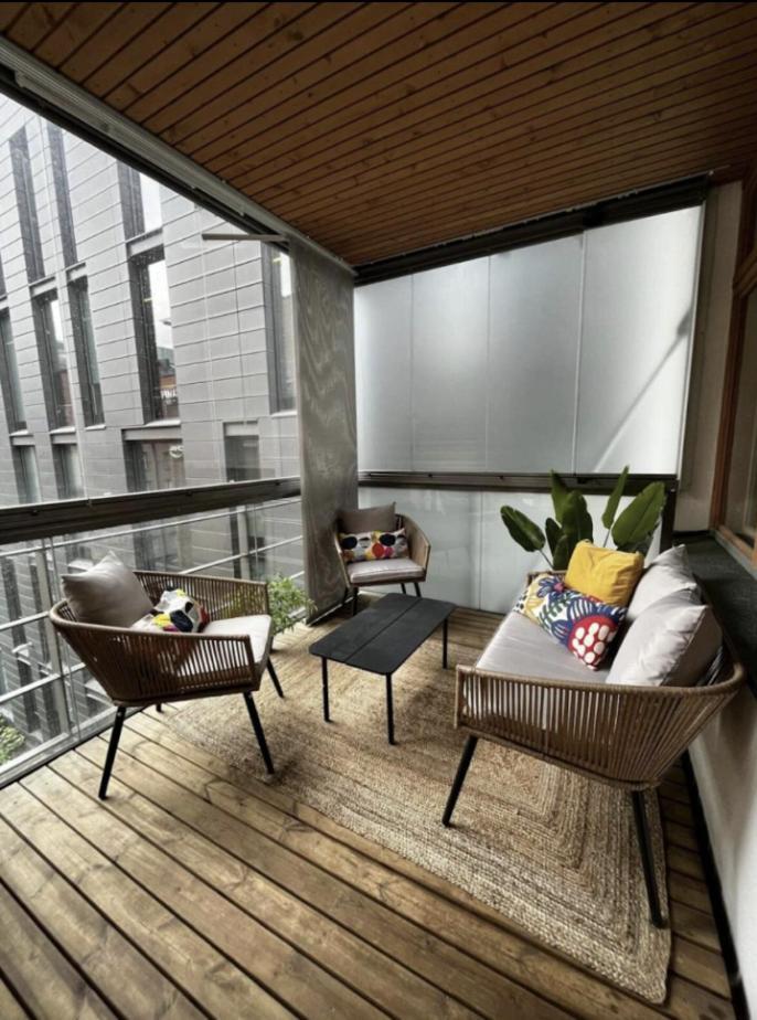 2Ndhomes Stylish 1Br Home With Balcony And Sauna In Kamppi Center Helsínquia Exterior foto